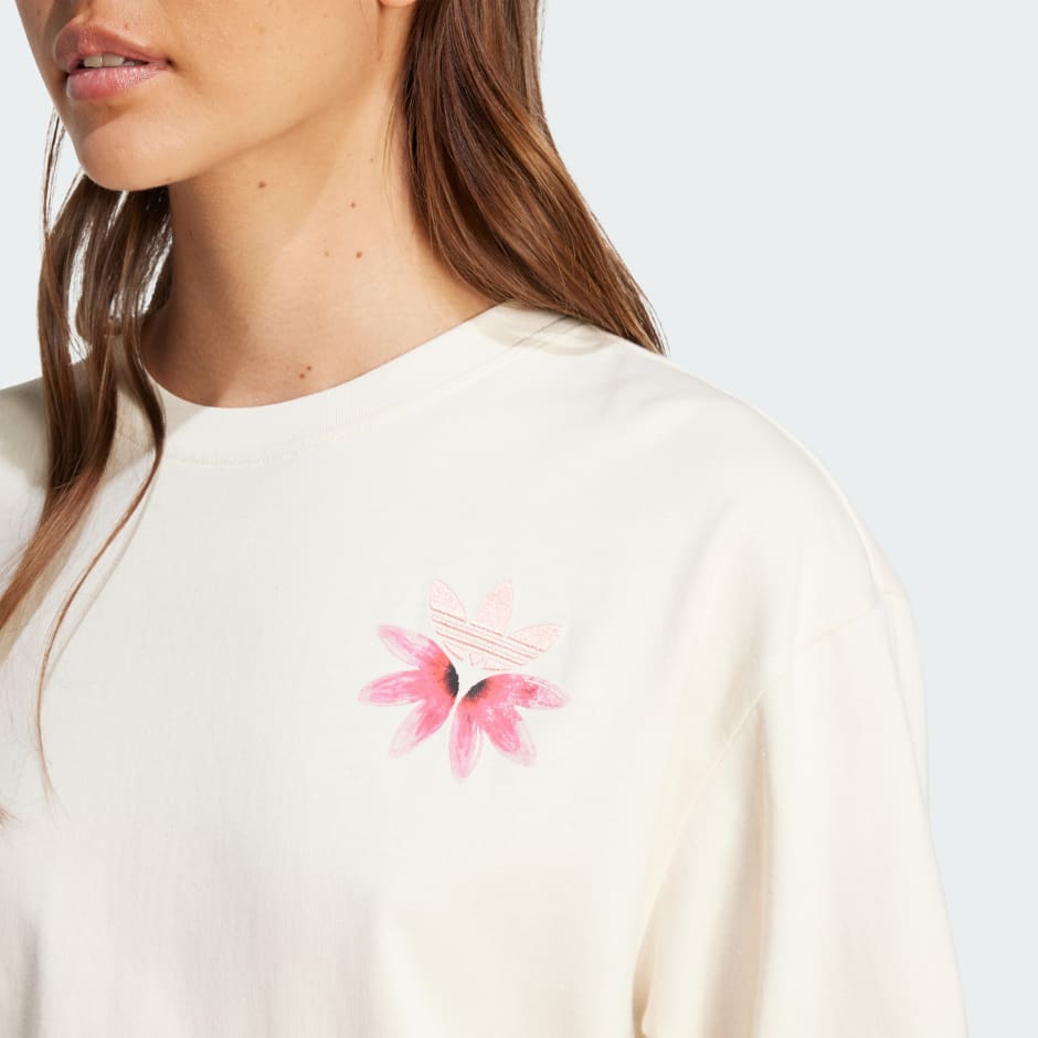 adidas Originals Summer Glow 圖案 T 裇