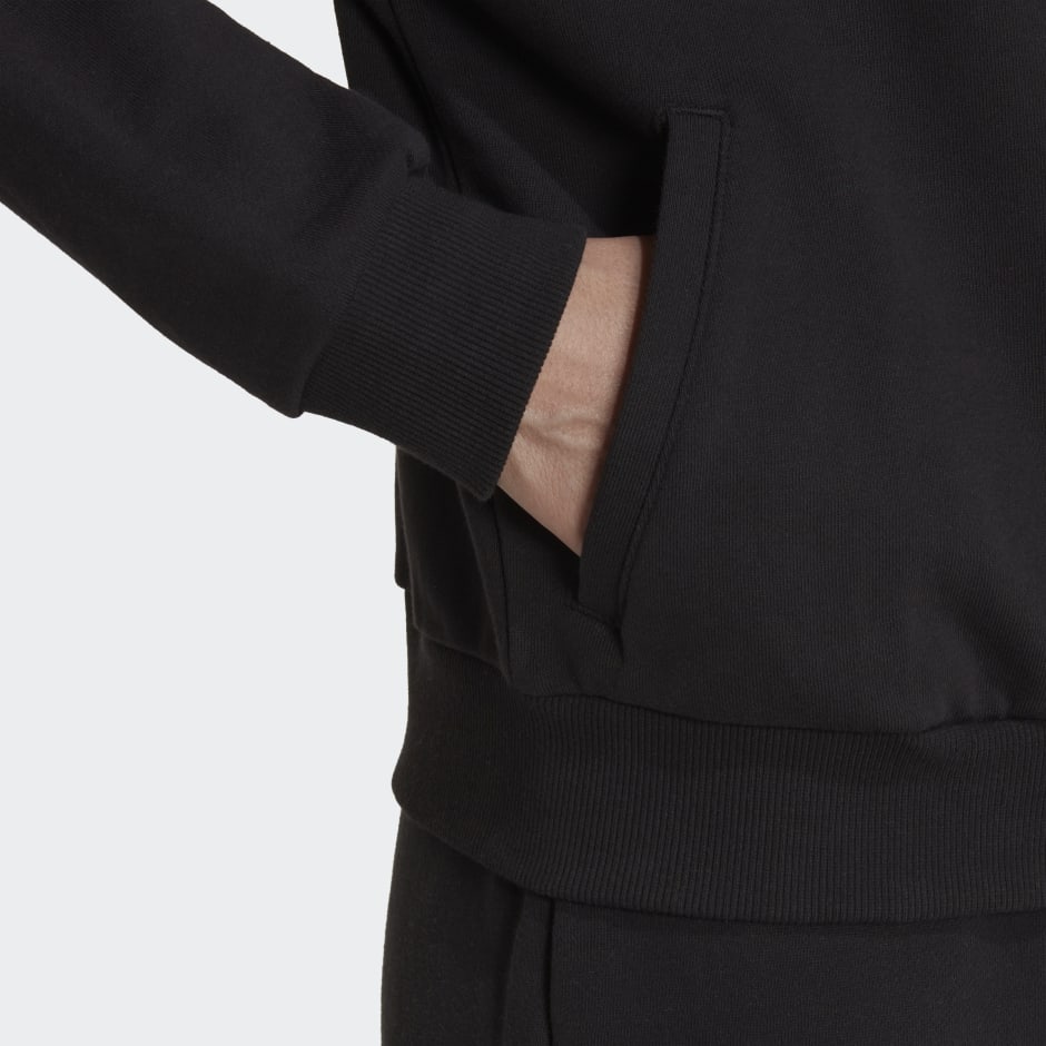 Essentials Multi-Colored Logo Full-Zip Loose Fit Hoodie