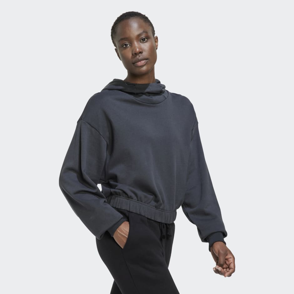 Studio Lounge Cropped Hoodie
