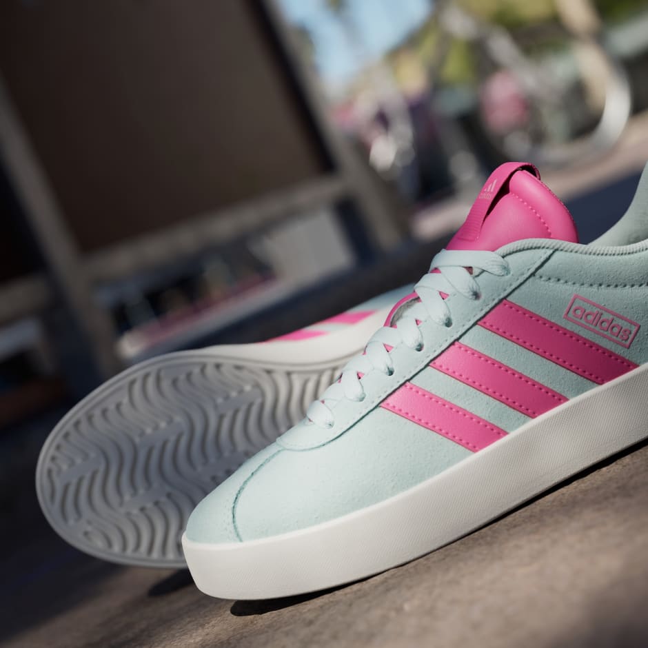 SHOES - VL Court 3.0 Shoes - Turquoise | adidas Oman