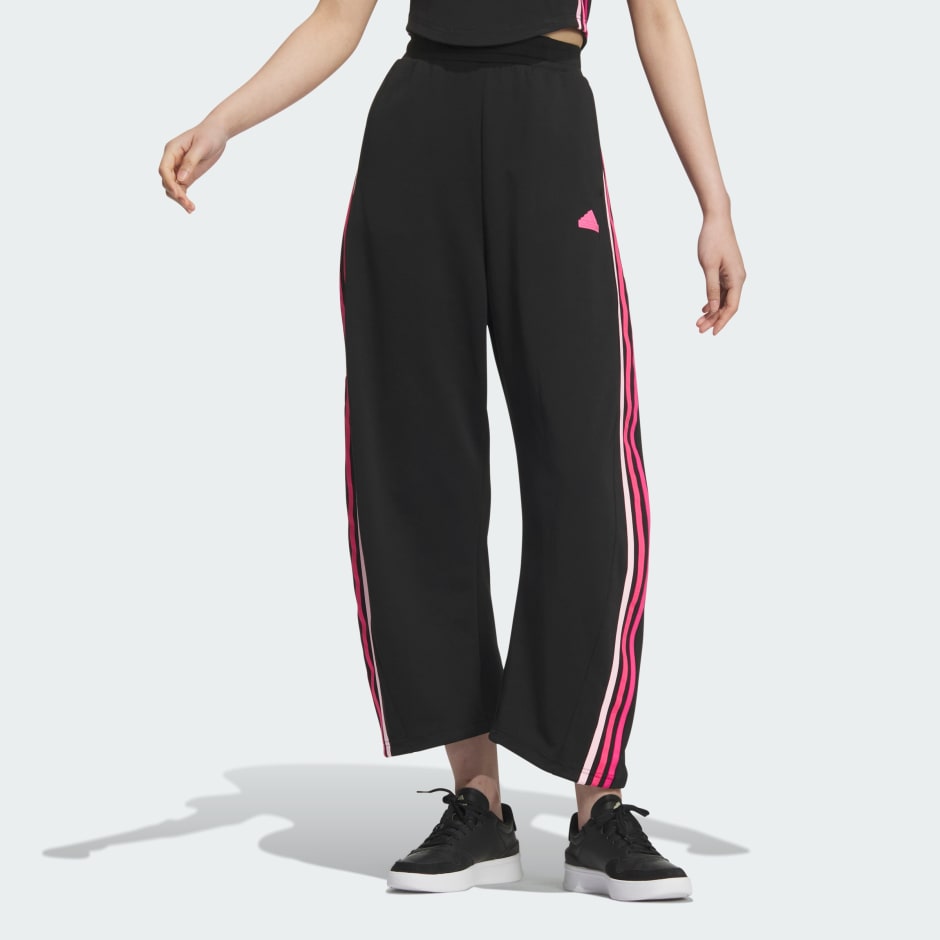 ボトムスその他 adidas originals Dance Woven Pants - Black-Pink Amazon.com: adidas Women's Essentials 3-Stripes Single