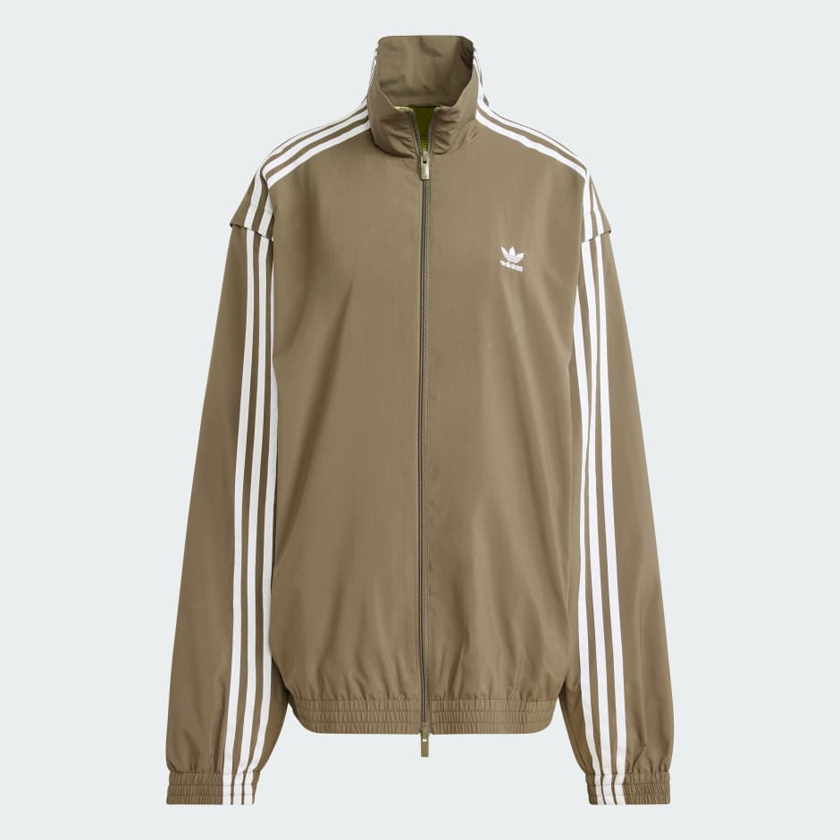 ◆adidas◆ ADILENIUM 2 Oversized Track Top Khaki JM9252 Adilenium Season 2 Oversized Zip-Off Track Top (Gender