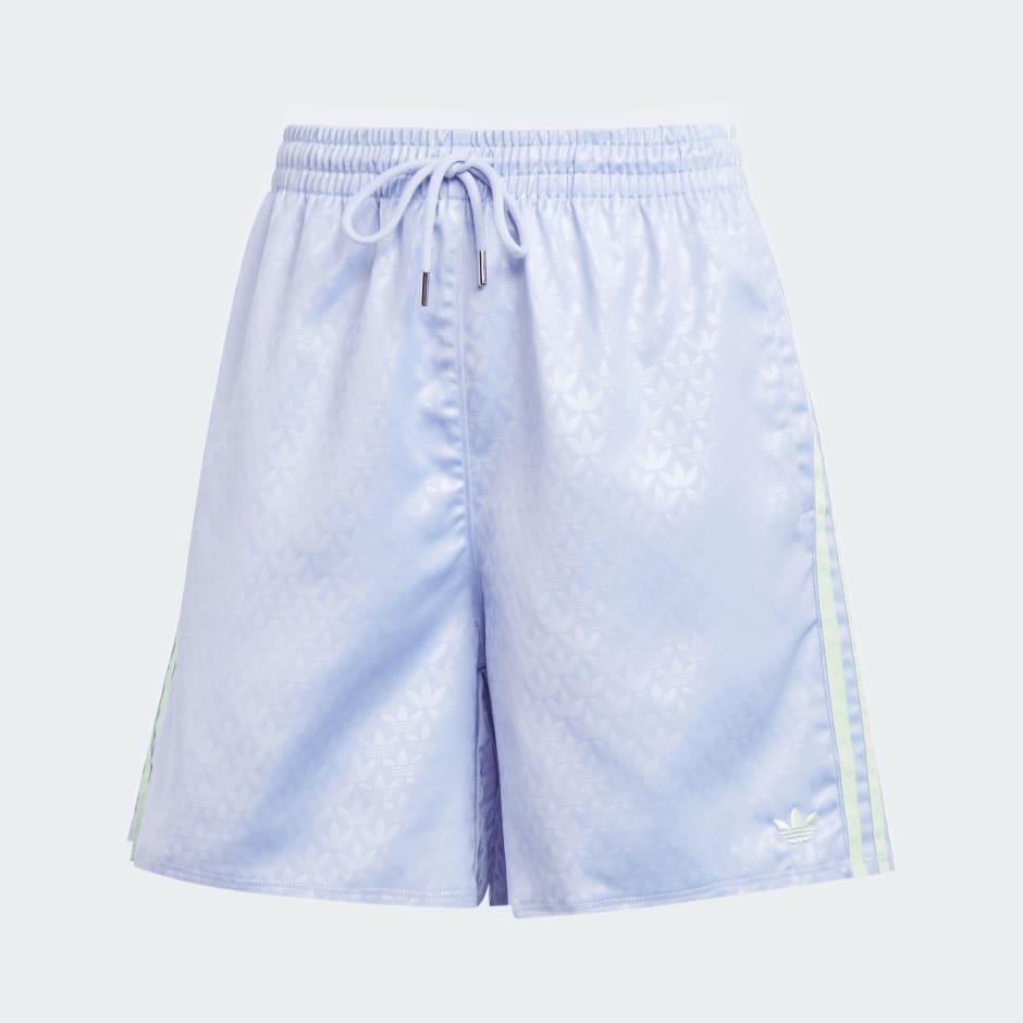 Fashion Monogram Satin Shorts