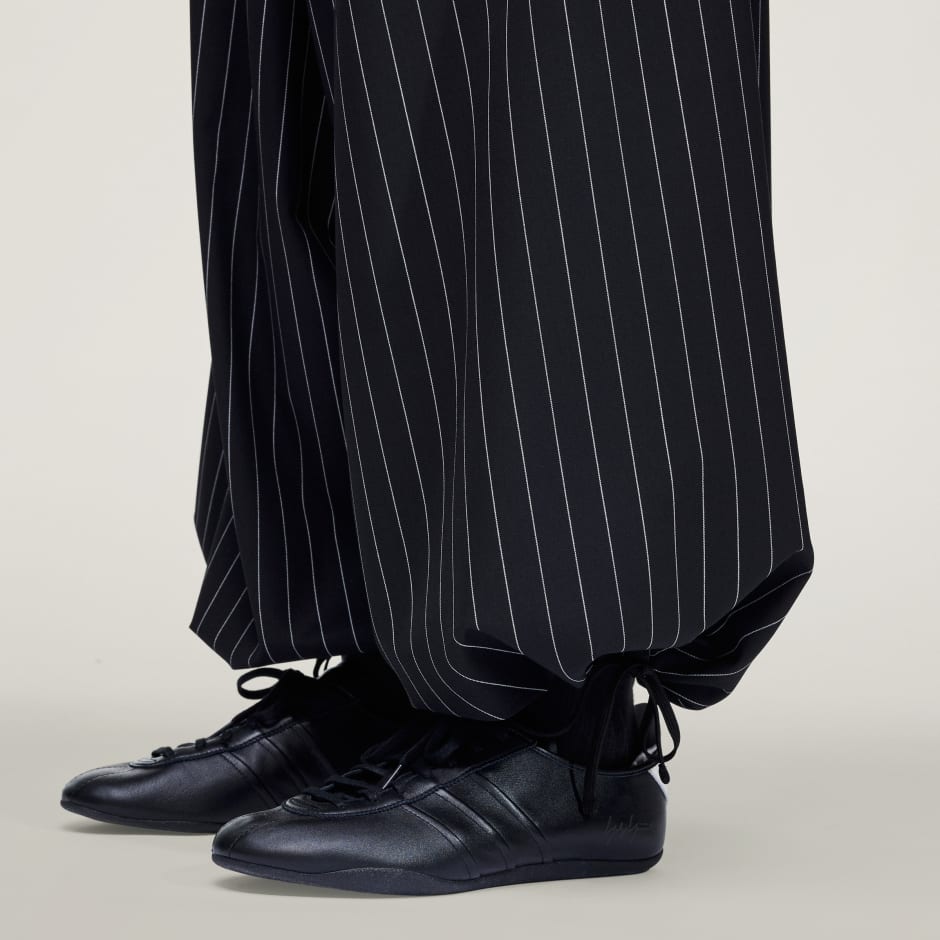 Y-3 精緻羊毛裁剪寬長褲