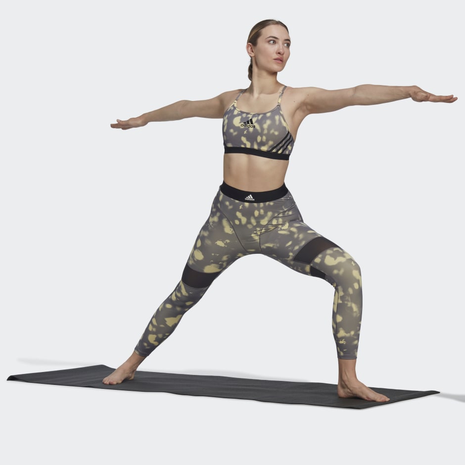 adidas Aeroreact Light-Support Hyperglam Printed Bra