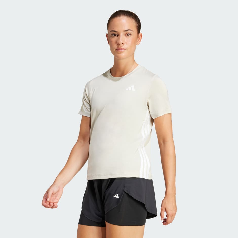 Train Essentials 3-Stripes Workout Tee