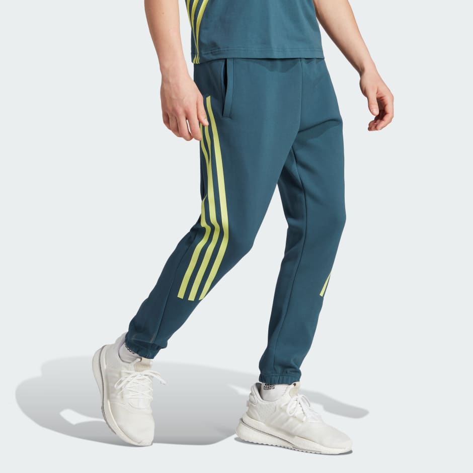 adidas Future Icons 3-Stripes Pants - Turquoise | adidas UAE