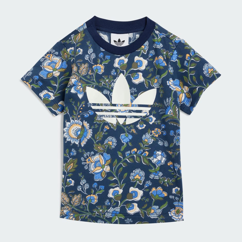 Dječji komplet adidas Originals x Liberty London Short Tee