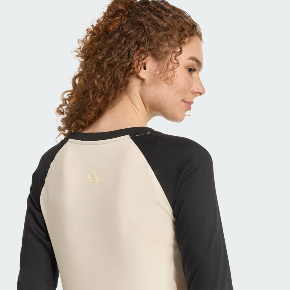 小貓貼布圖案長袖 T 裇