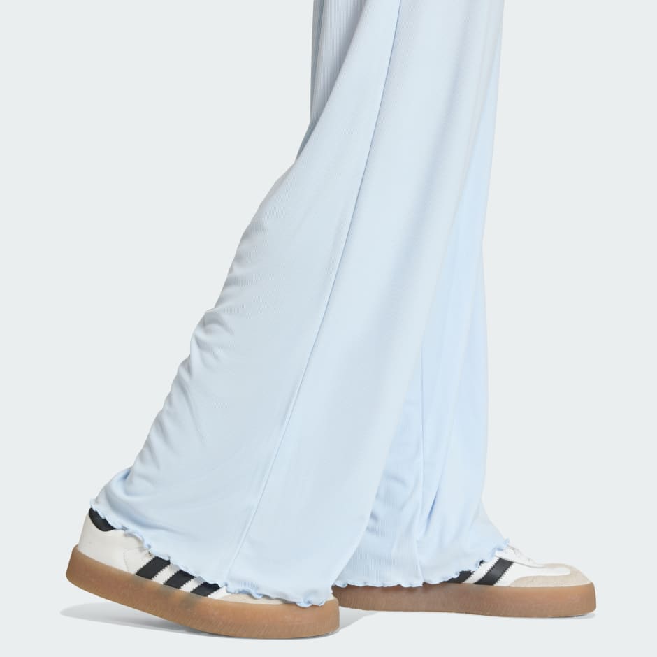 ESSENTIALS SCALLOPED EDGE TROUSERS