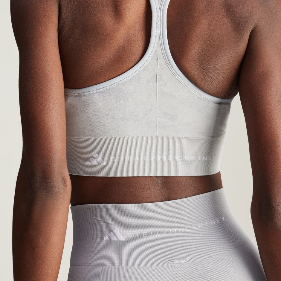 Bustieră de yoga fără cusături adidas by Stella McCartney TrueStrength