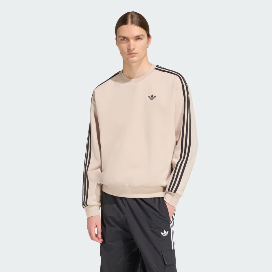 BLUZĂ ADICOLOR CREWNECK SUPRADIMENSIONATĂ CU 3-STRIPES
