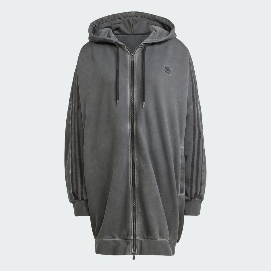 Adilenium Season 2 Washed Oversized Full-Zip Hoodie (Gender