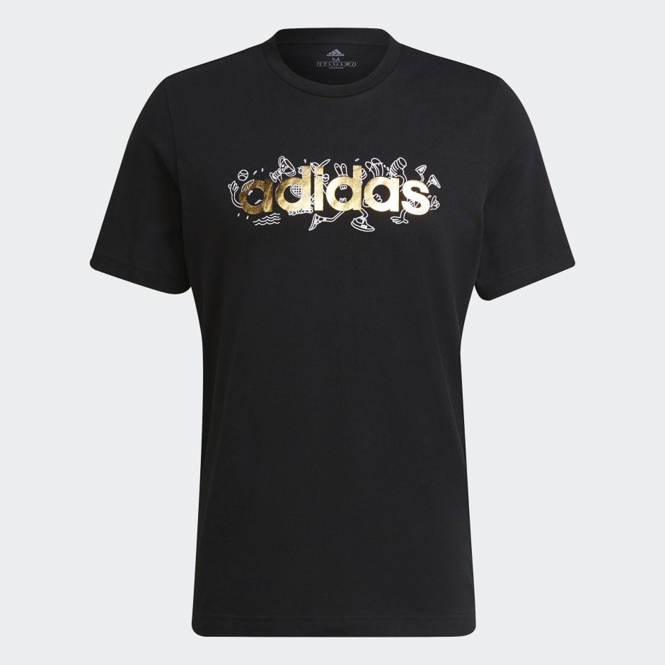 Doodle Foil Graphic Tee
