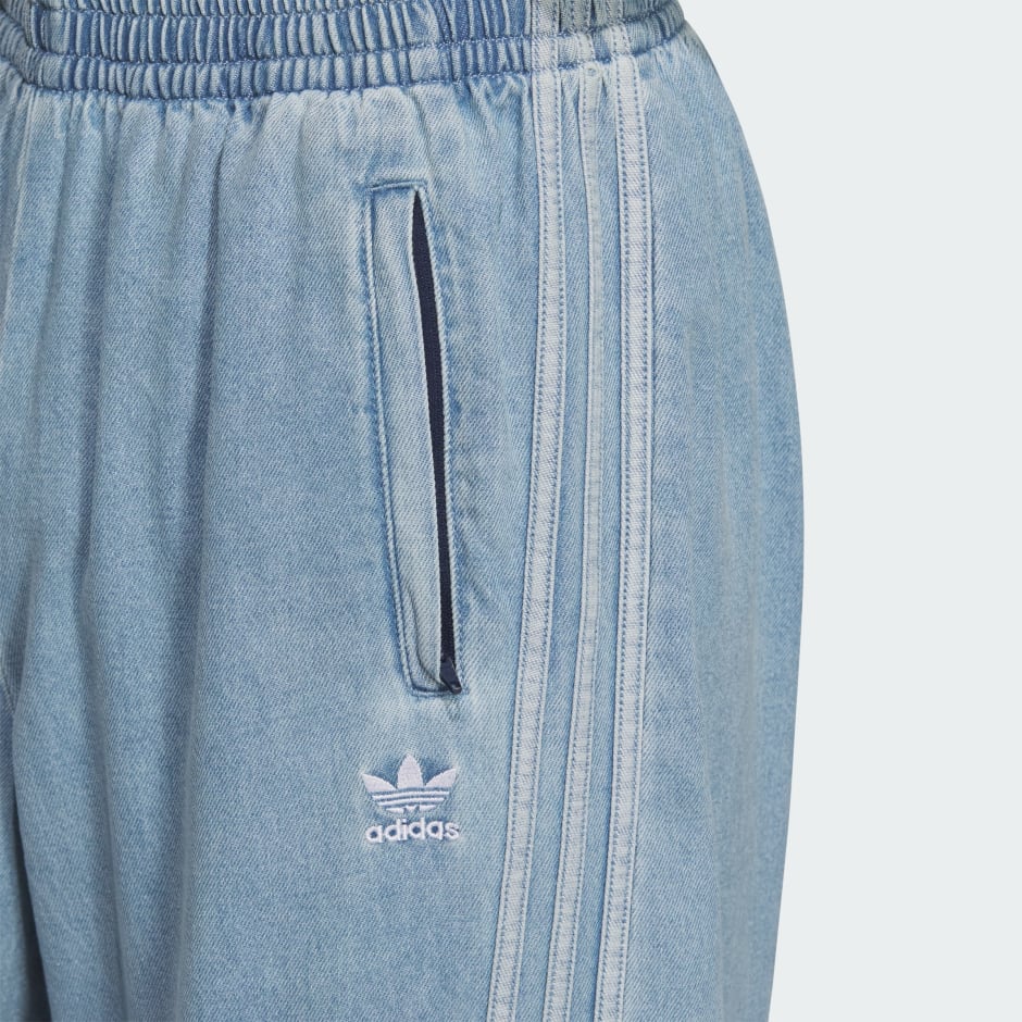 【adidas】Adilenium DENIM adidas Women's Adicolor Denim Adilenium Oversized Track Top