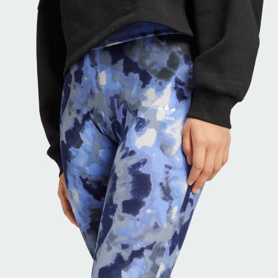 Tie-Dyed Flared Pants