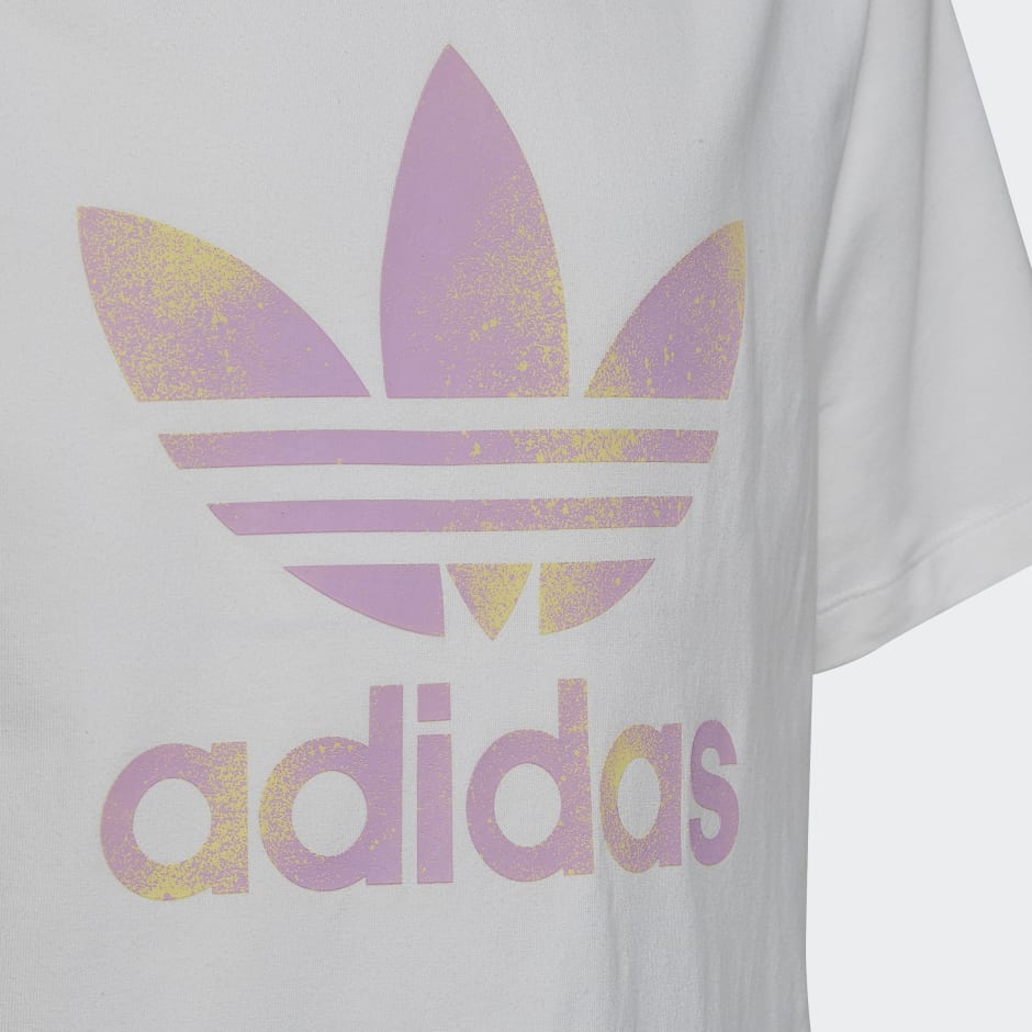 Simplificar Fanático Contratación Kids Clothing - Graphic Logo Tee Dress - White | adidas Saudi Arabia