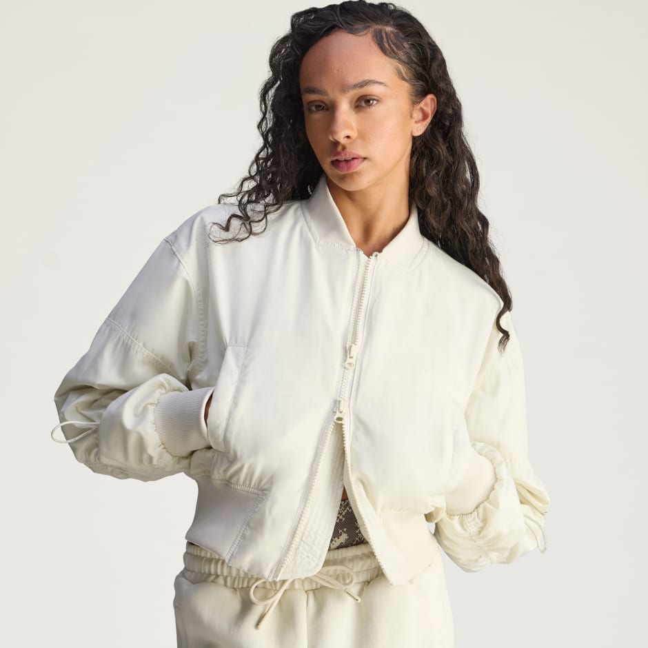 adidas by Stella McCartney TrueNature Woven Bomber Cropped Jacket