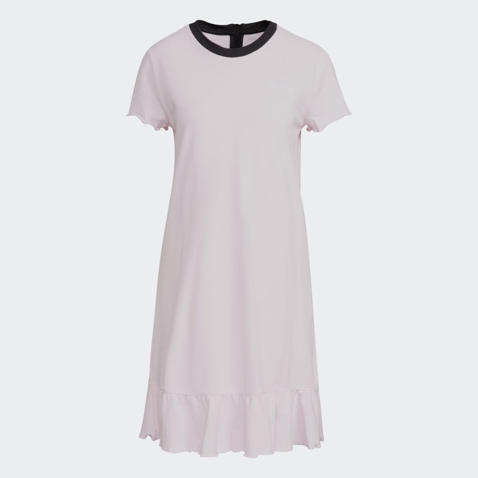 Triple Trefoil Ruffle Dress