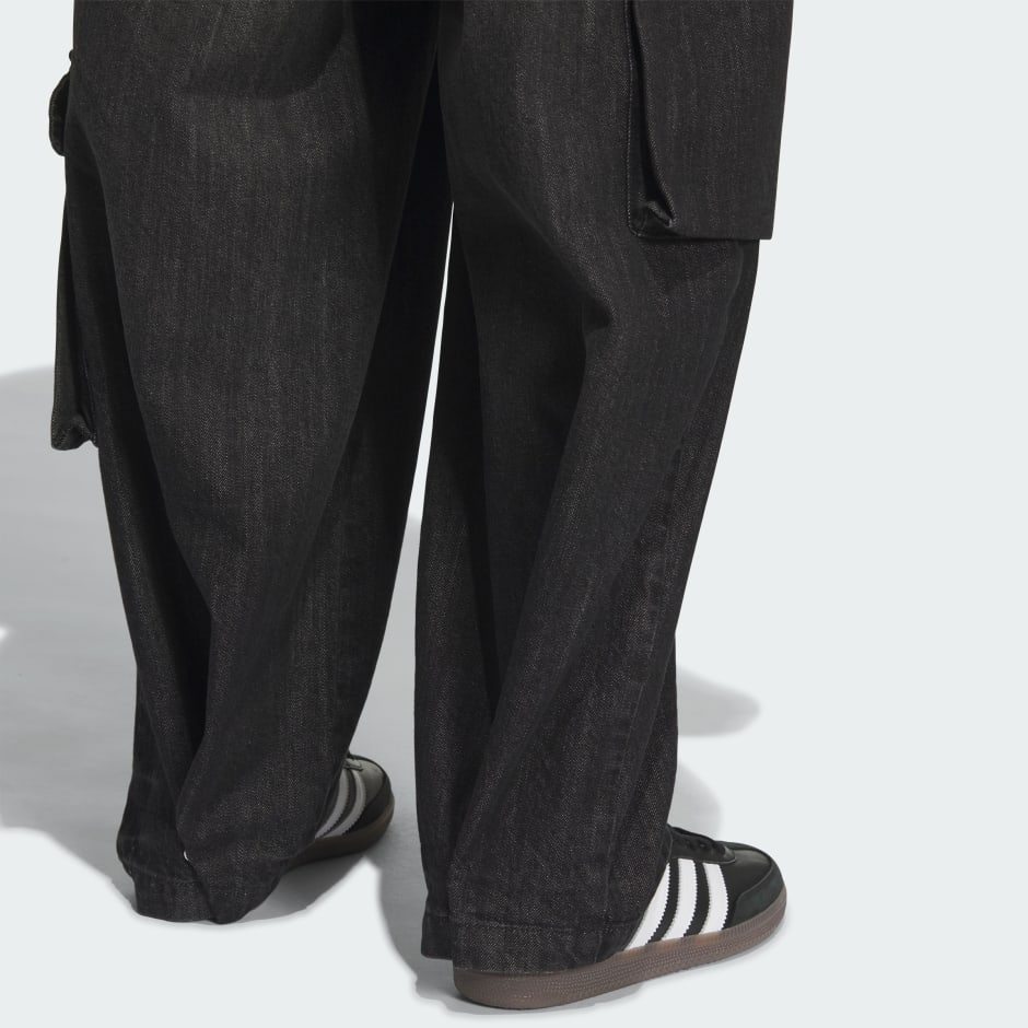 Soft Denim Cargo Pants