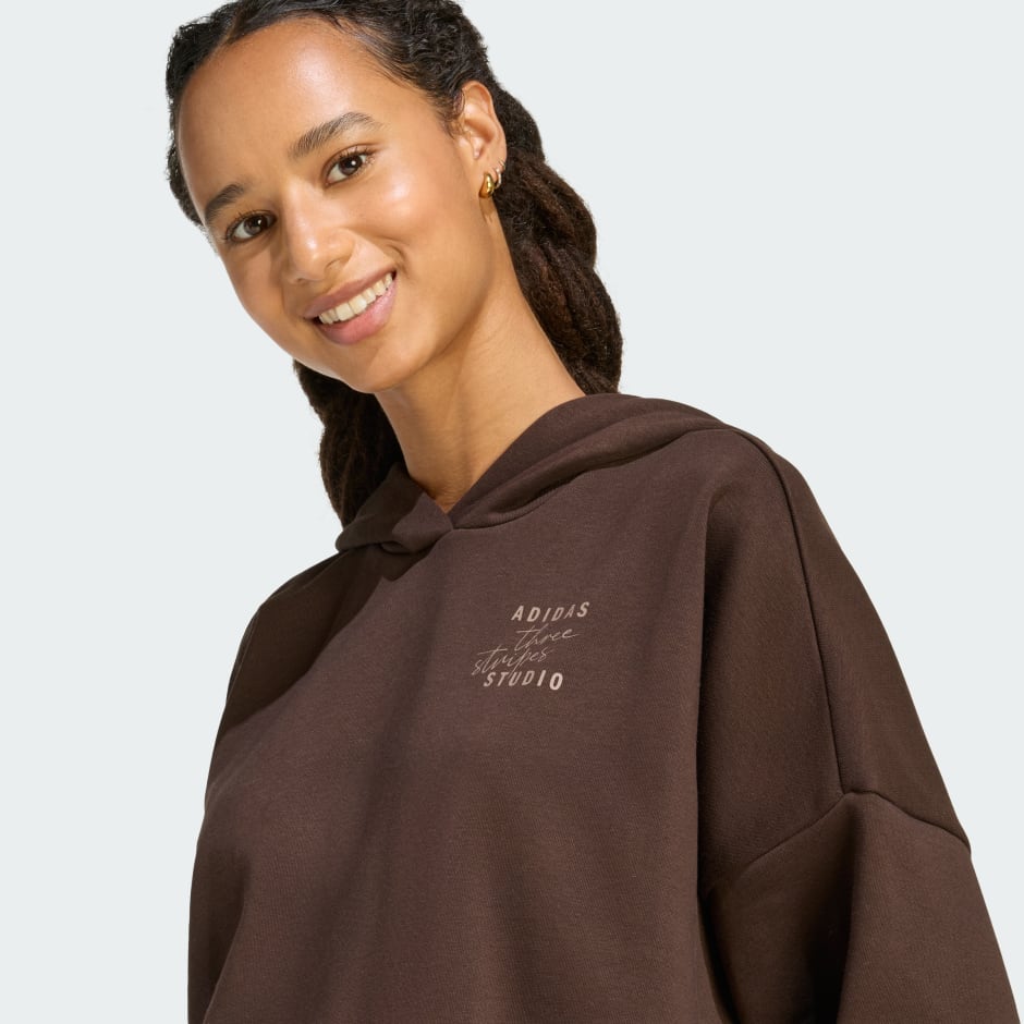 Majica s kapuljačom 3 Stripes Studio