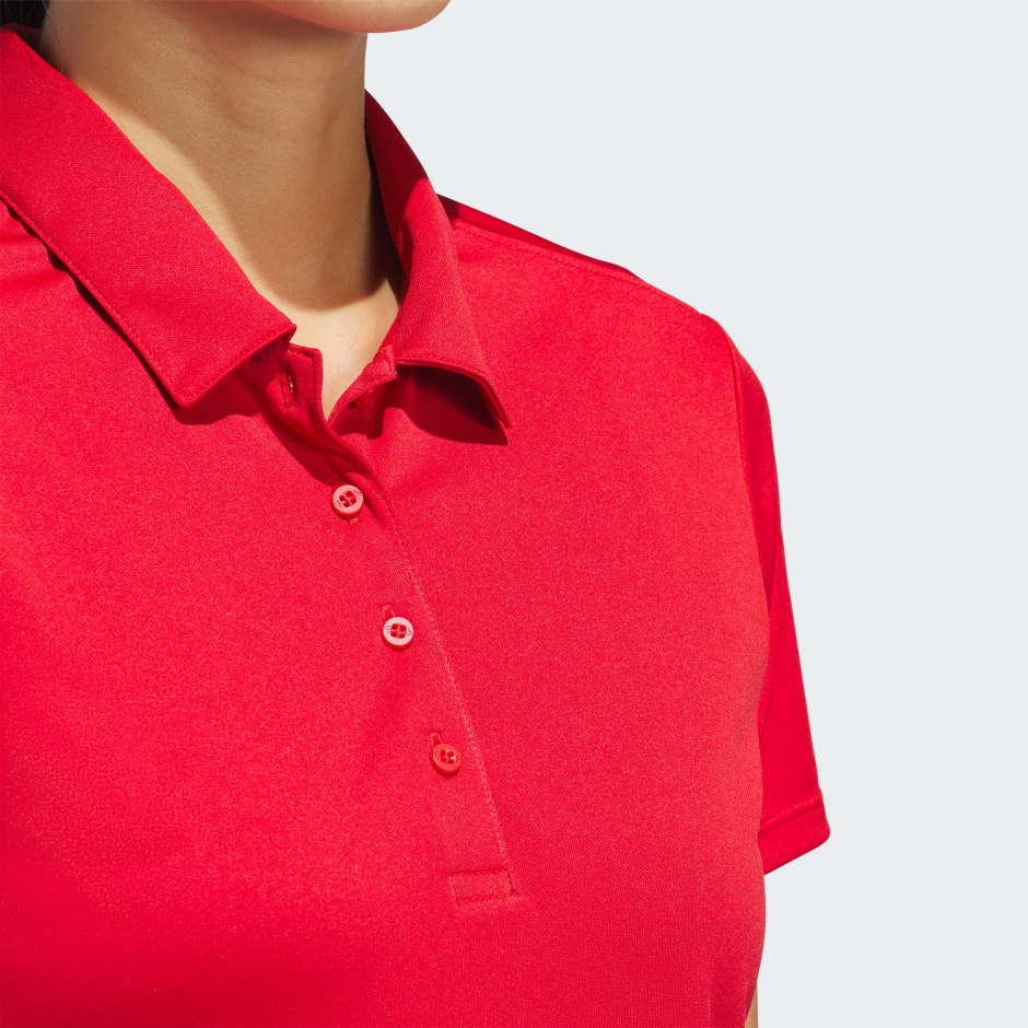 Women's Solid Performance Short Sleeve Polo Shirt