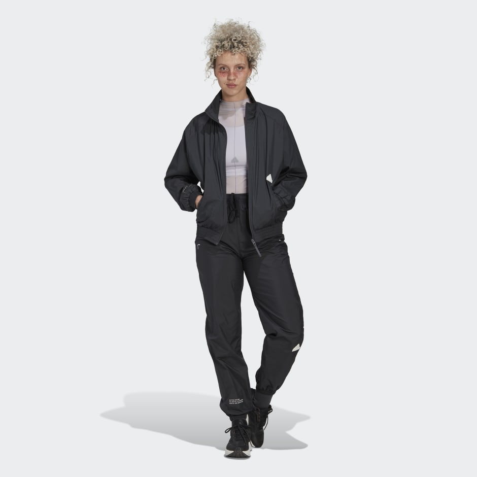 Woven Track Top