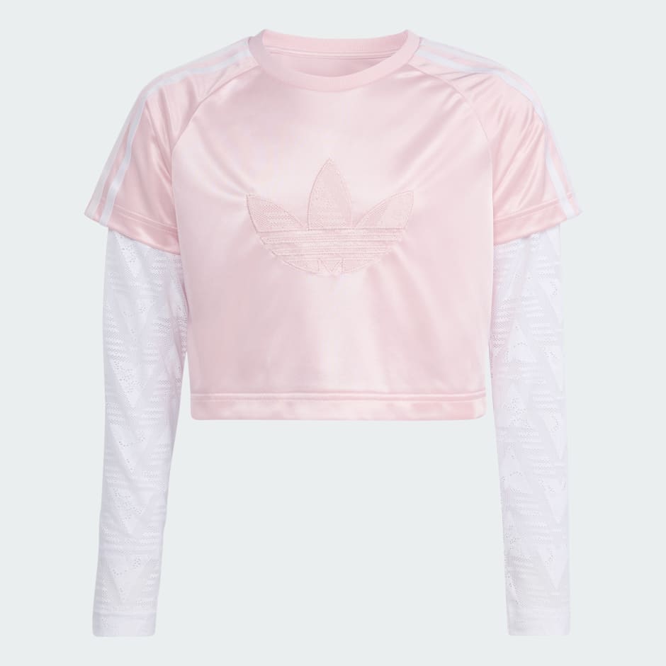 LOOSE 2IN1 LACE LONGSLEEVE T-Shirt