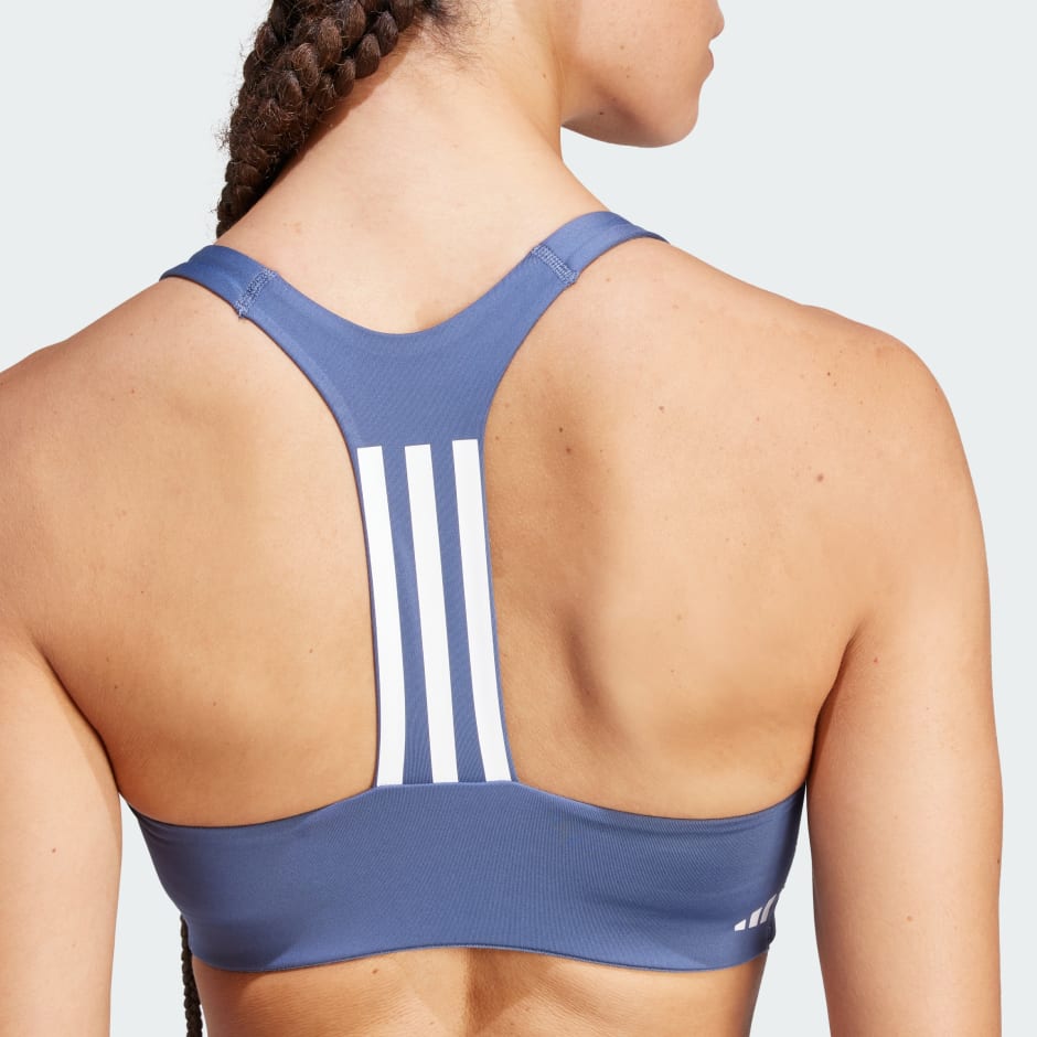 Powerimpact Training Medium-Support 3-Stripes Bra