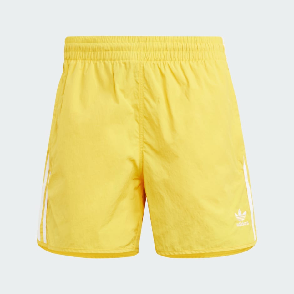 Pale yellow hot sale adidas shorts