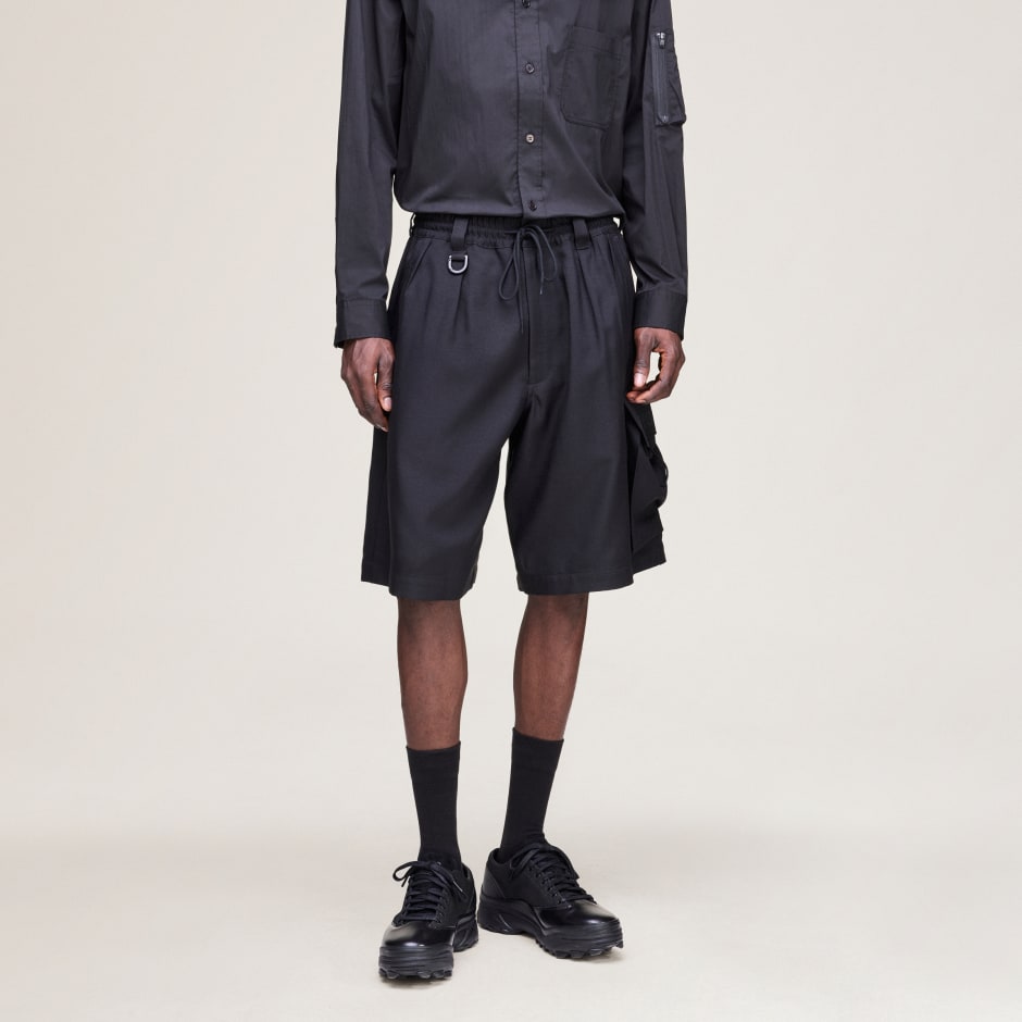 Y-3 SPORT UNIFORM CARGO SHORTS