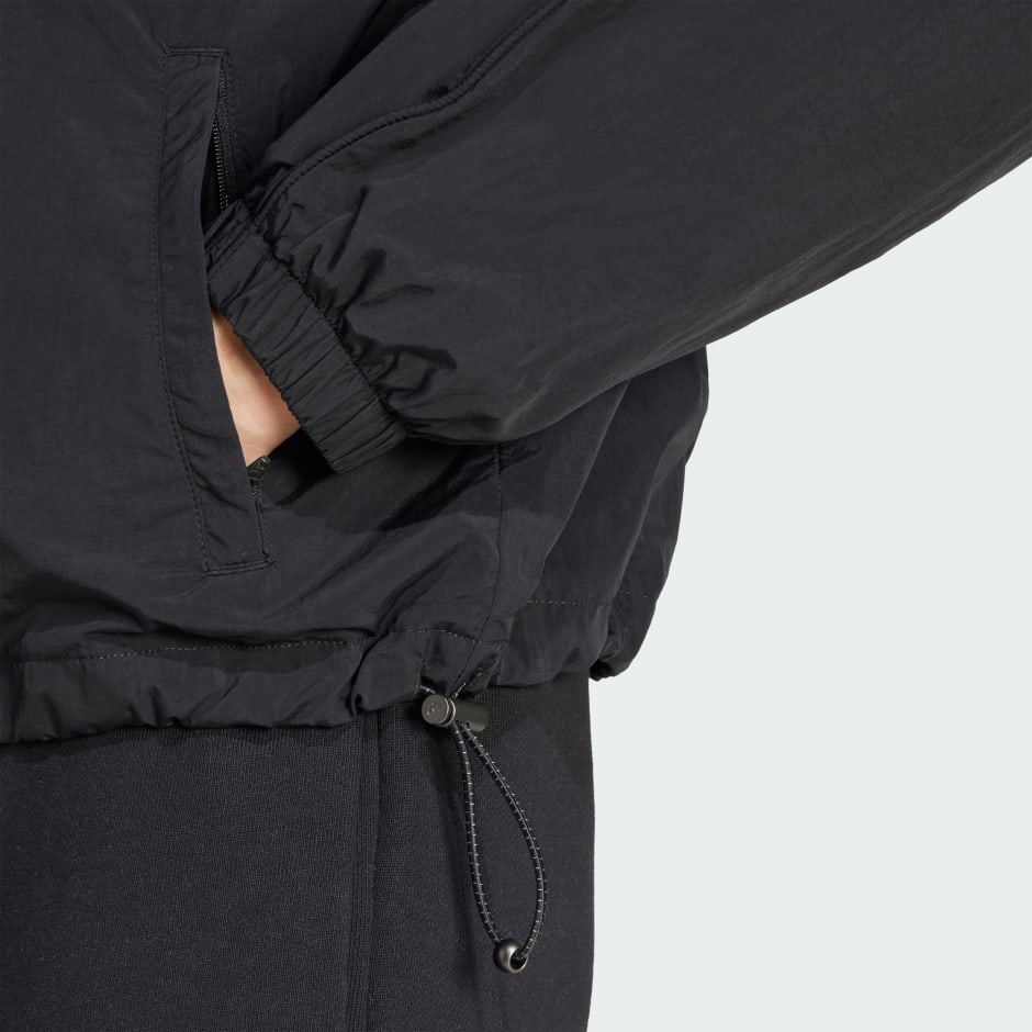 ז'קט אימון עם רוכסן מלא Essentials Woven