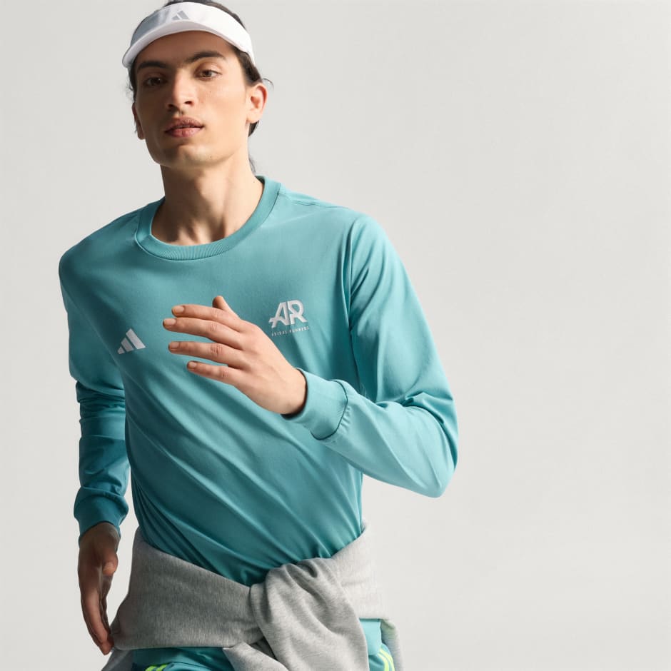 تي شيرت Runners بأكمام طويلة (للجنسين)