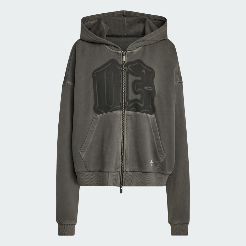 adidas ORIGINALS LOOSE FZ GFX HOODIE
