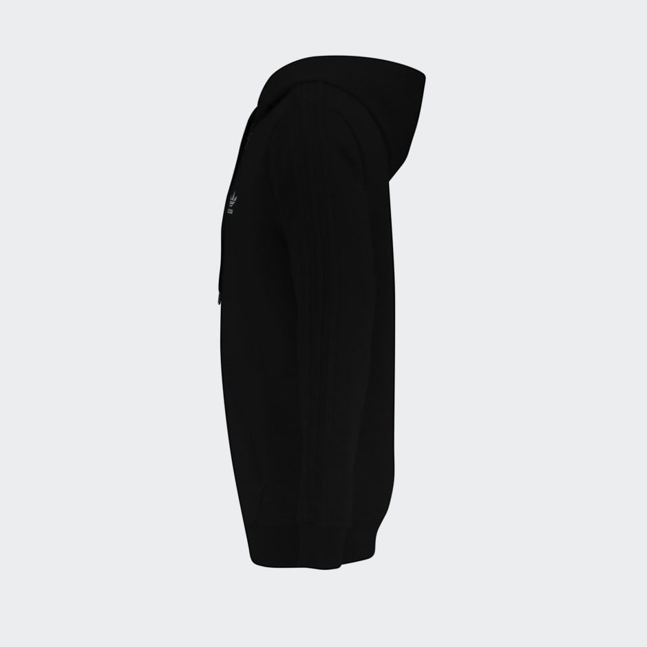 Adidas trefoil oversize hoodie black best sale