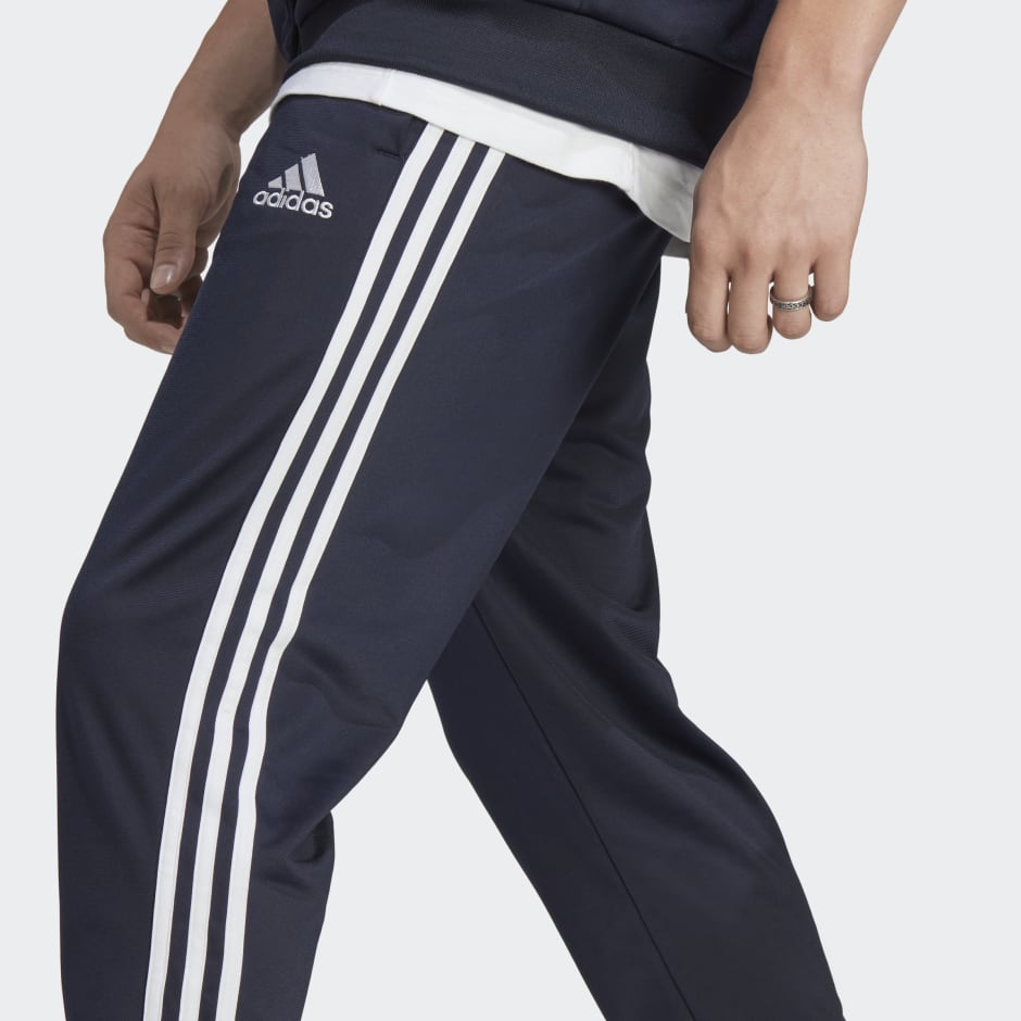 Men's Clothing - Basic 3-Stripes Tricot Track Suit - Blue | adidas ...