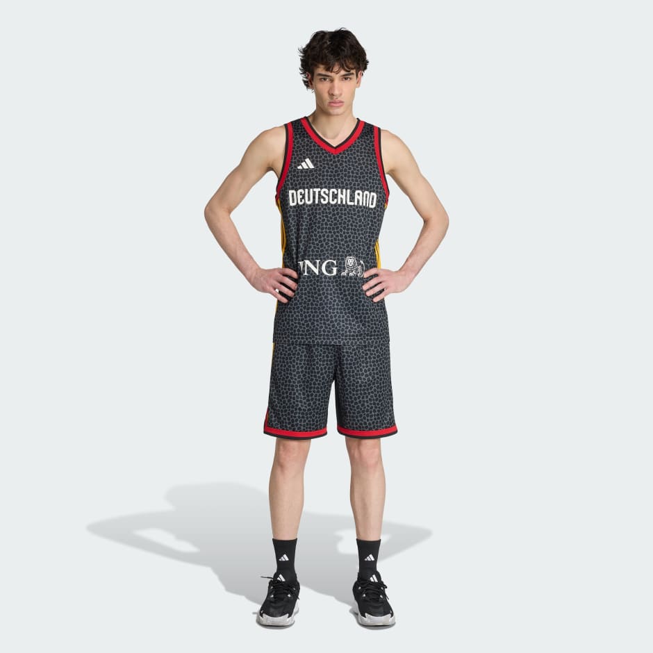 PANTALONI SCURȚI DE BASCHET DBB PENTRU MECIURI &Icirc;N DEPLASARE, PENTRU BĂRBAȚI