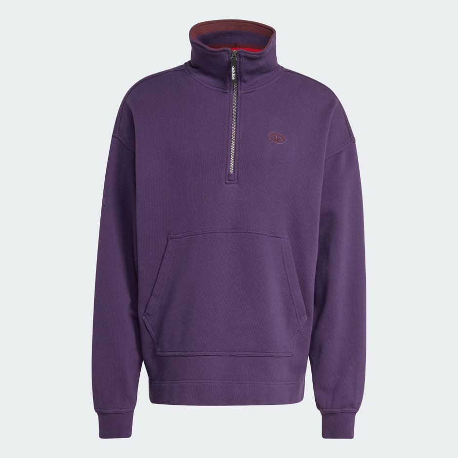 MAJICA S GRAFIČKIM MOTIVIMA OD FLISA S PATENTNIM ZATVARAČEM POLOVICOM DULJINE 90s ALTERNATIVE SPORT