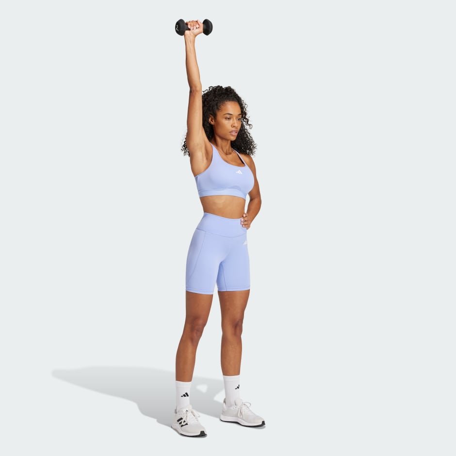 Optim&eacute; Essentials Stash Pocket 7-Inch Short Leggings