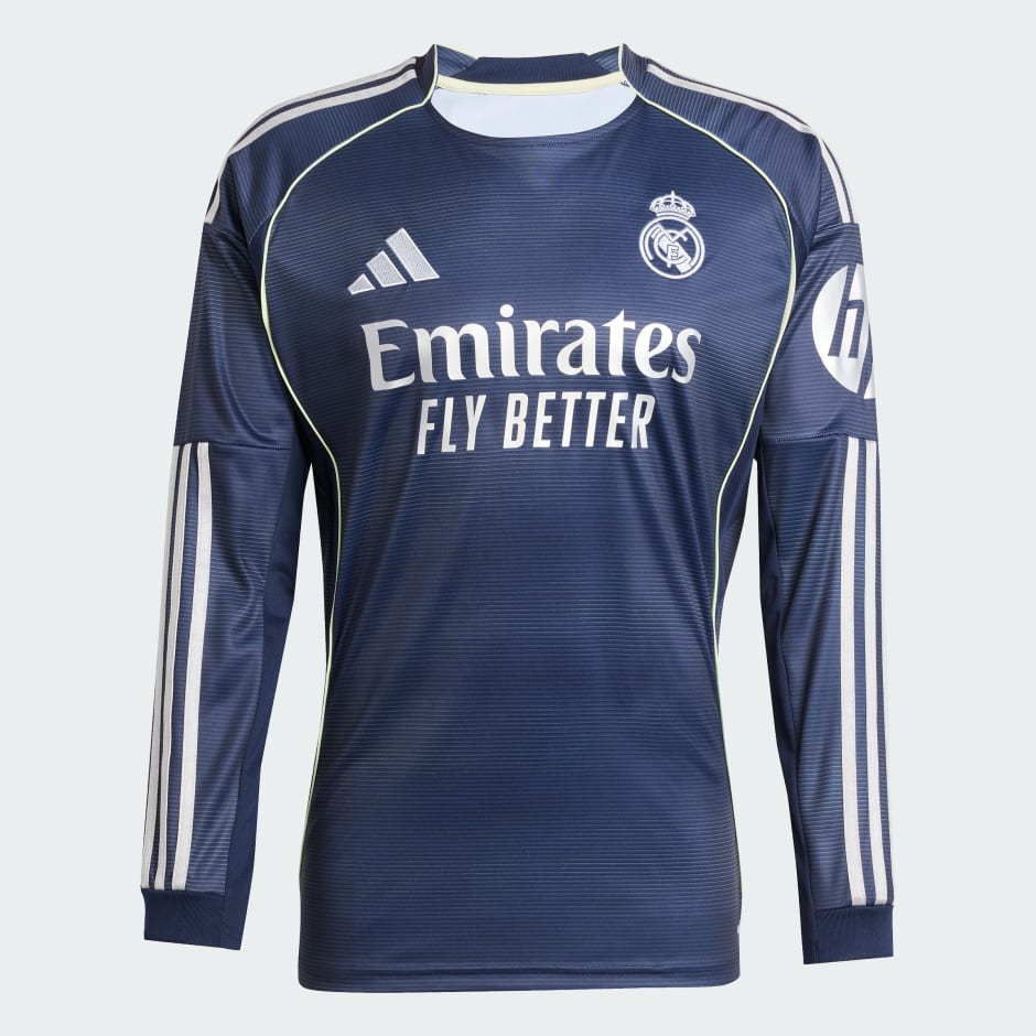 Real Madrid 25/26 Long Sleeve Away Jersey