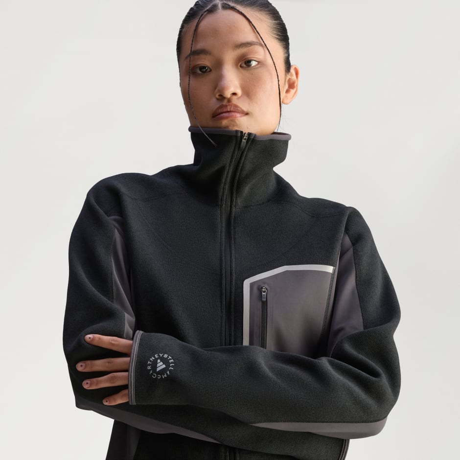 Majica za trčanje s patentnim zatvaračem cijelom duljinom adidas By Stella McCartney CLIMAWARM