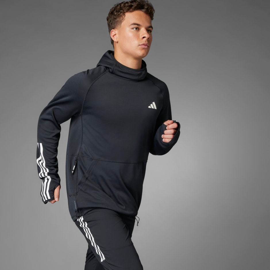 Own the Run 3-Stripes Hoodie