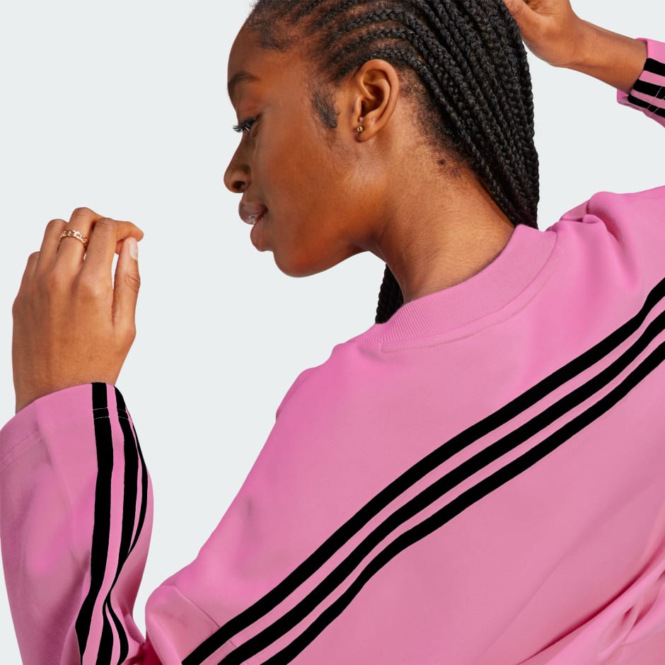 Estrictamente Absay Razón adidas Future Icons 3-Stripes Sweatshirt - Pink | adidas KW