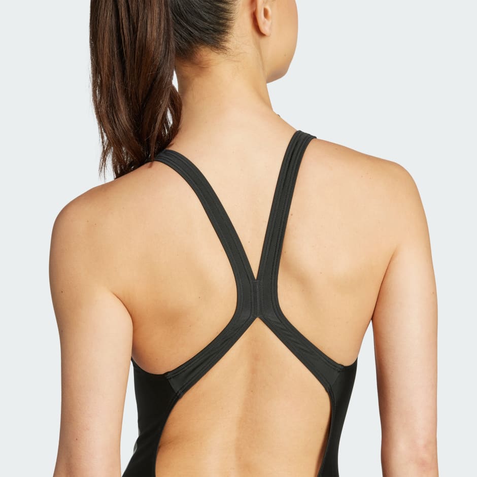 Kupaći kostim sa spojenim naramenicama na leđima i logotipom