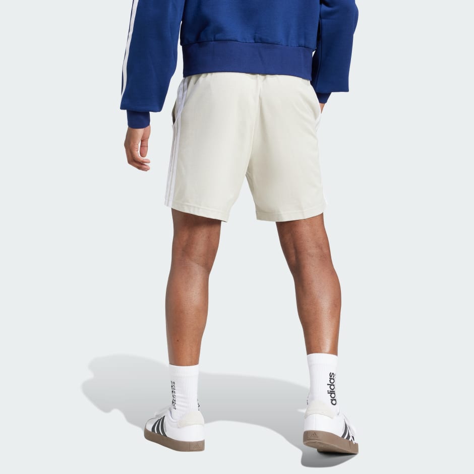 شورت Essentials 3-Stripes Single Jersey 7-Inch
