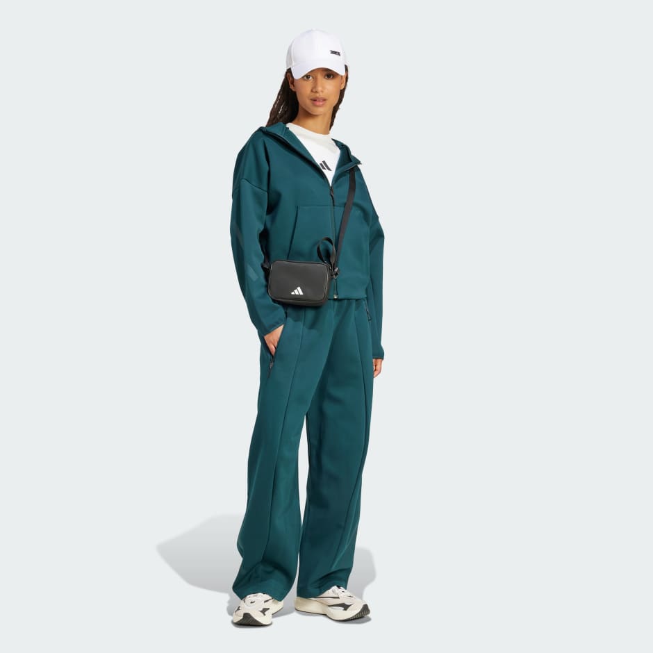 CLOTHING - adidas Z.N.E. Full-Zip Hoodie - Green | adidas Oman