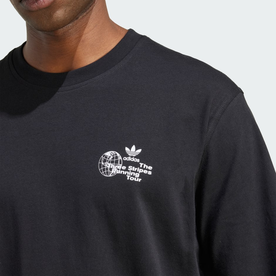 Sports Elements Poster Graphic Loose Tee