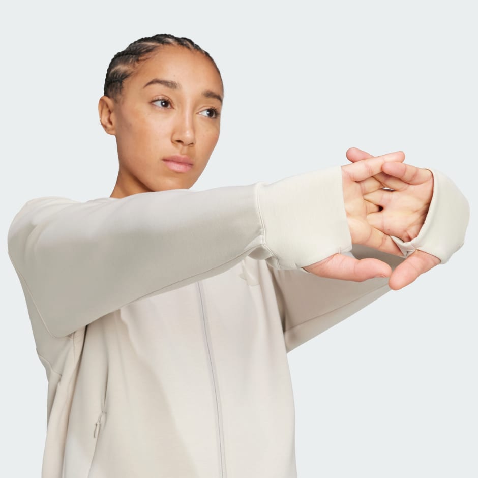 Veste &agrave; capuche enti&egrave;rement zipp&eacute;e Designed 4 Training