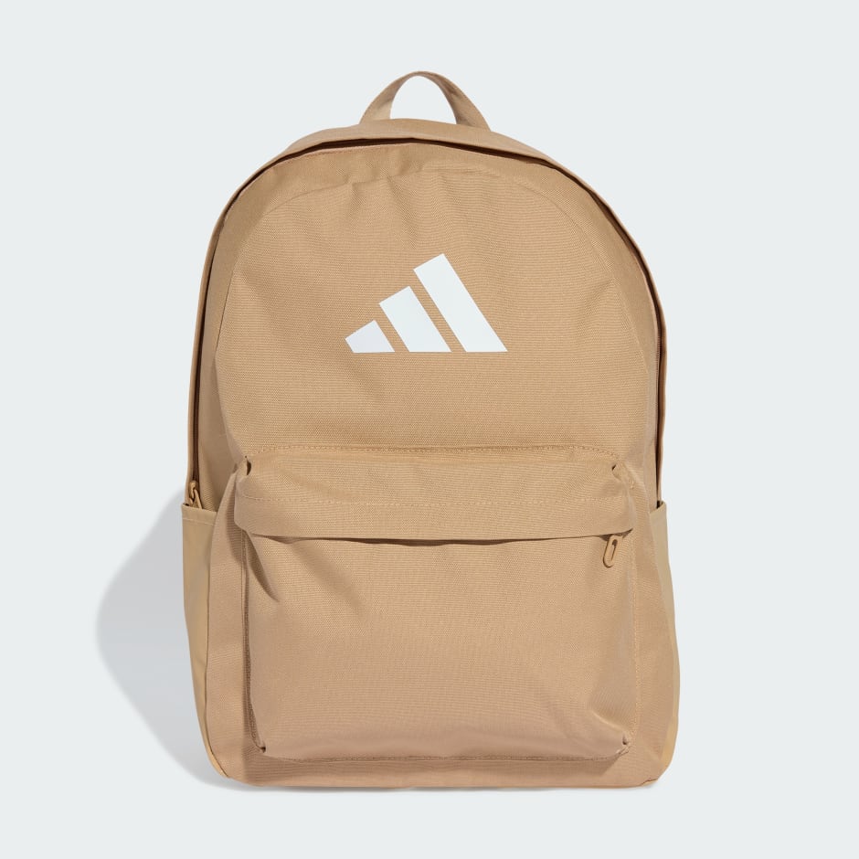 Accessories - Classic 3 Bar Logo Backpack - Brown | adidas Oman