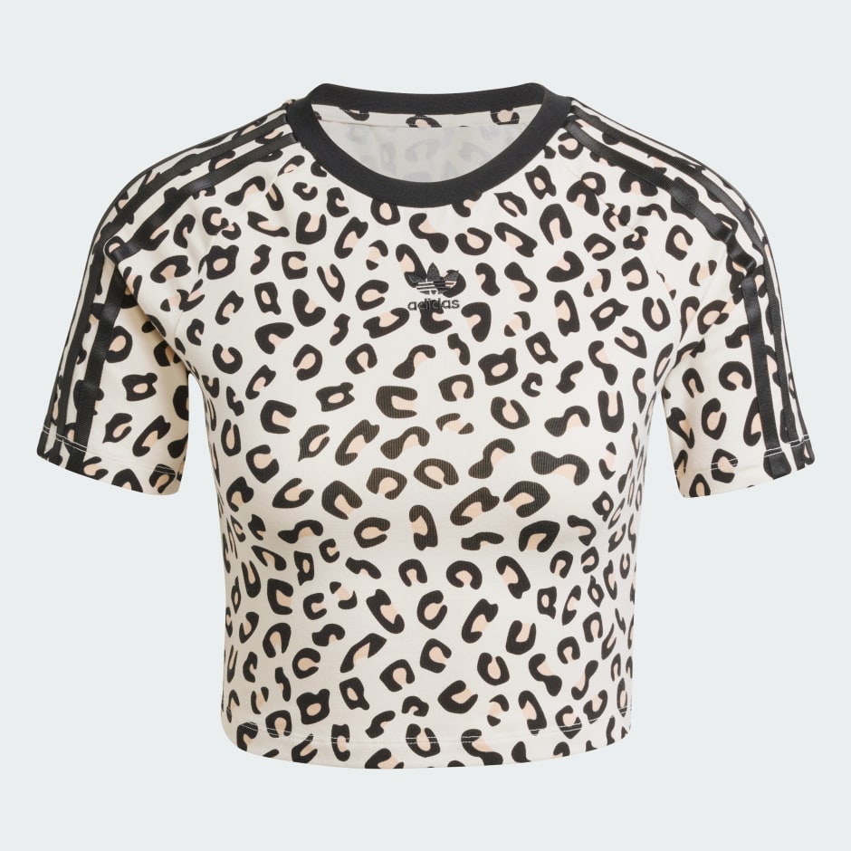 Tricou pentru copii cu imprimeu leopard integral